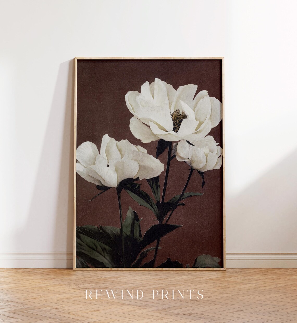 Vintage Muted Floral Still Life Art Print - Image 5