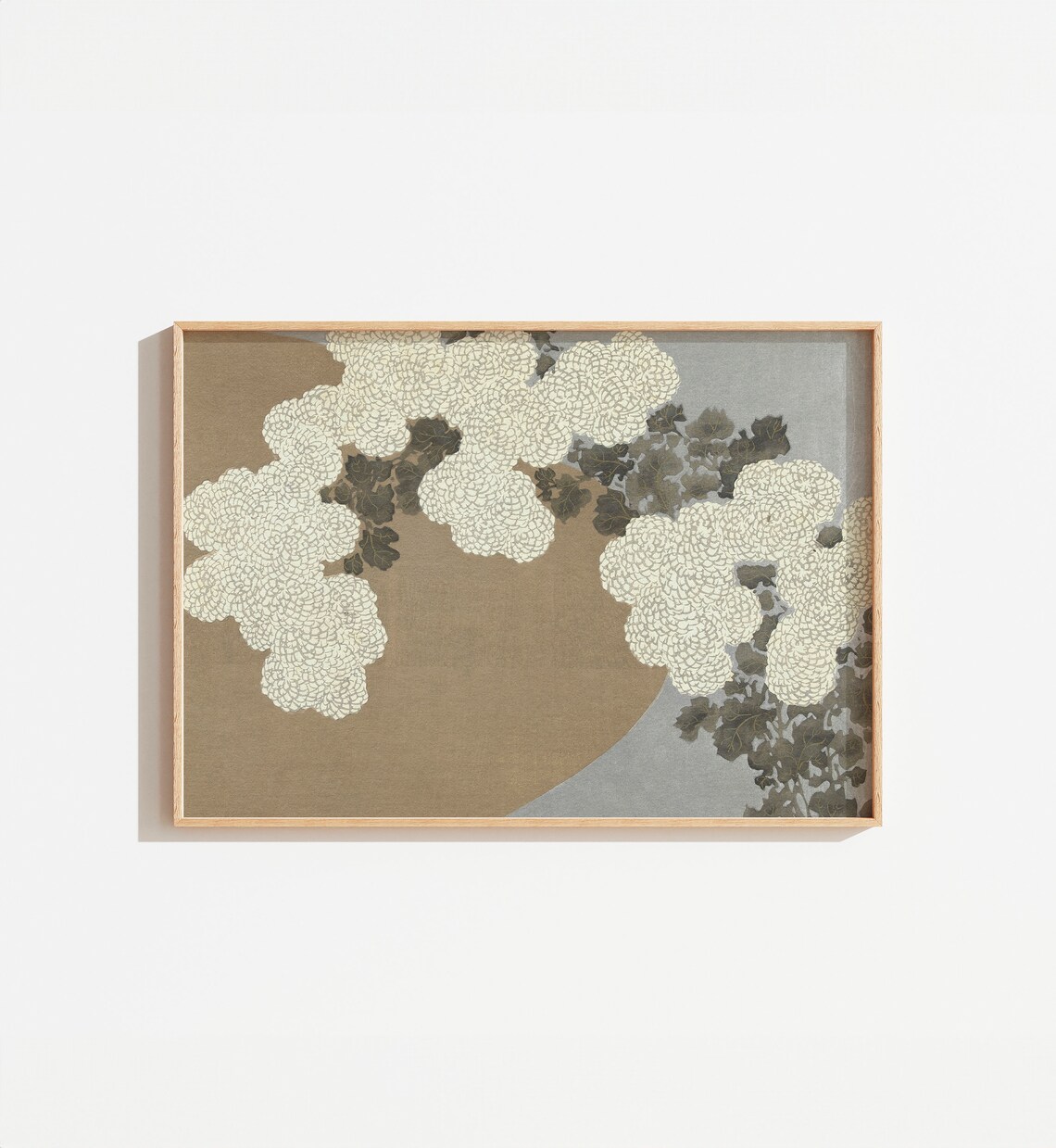 Vintage Japanese Botanical Art Print, Antique Flower