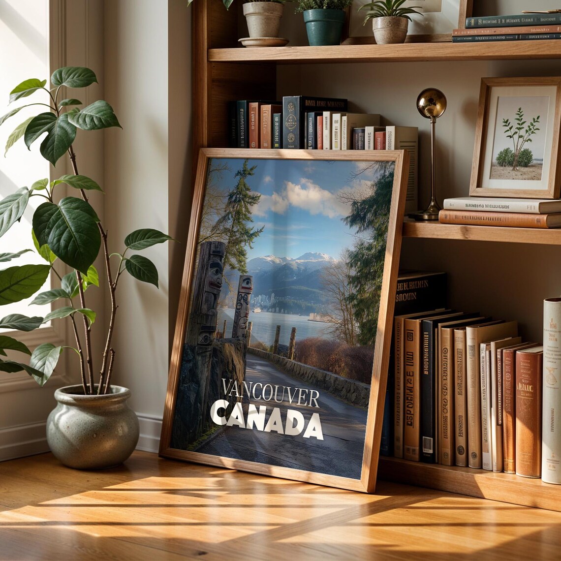 Vancouver Stanley Park Print Vibrant Canada Cityscape Wall Art