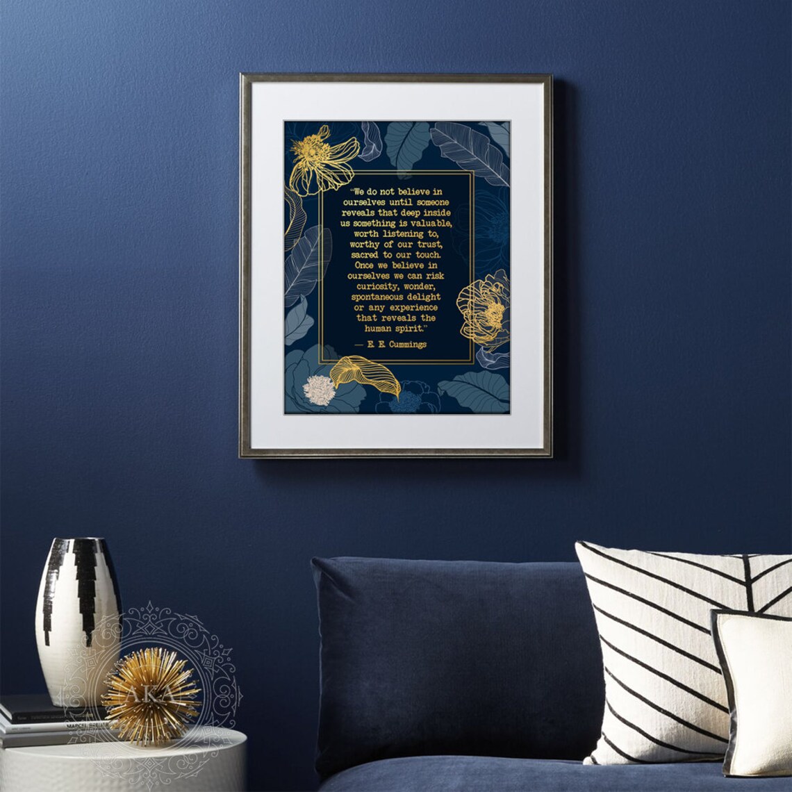 Social Worker Thank You Gold Foil Art Print, Therapist Decor - Image 5