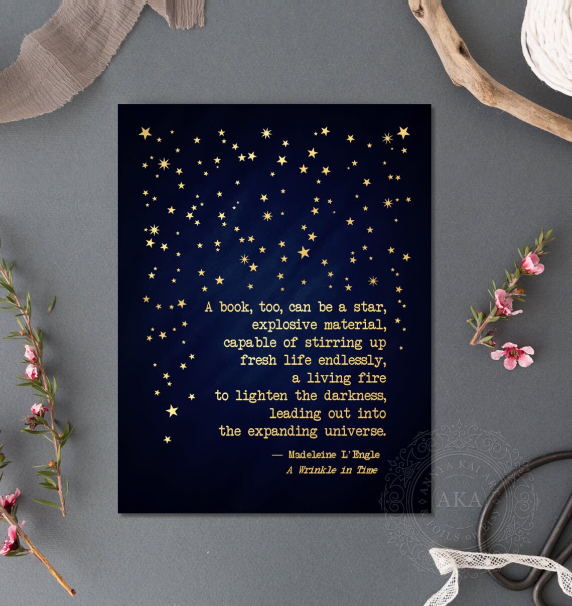 A Wrinkle In Time Literary Quote Poster Print - Image 2