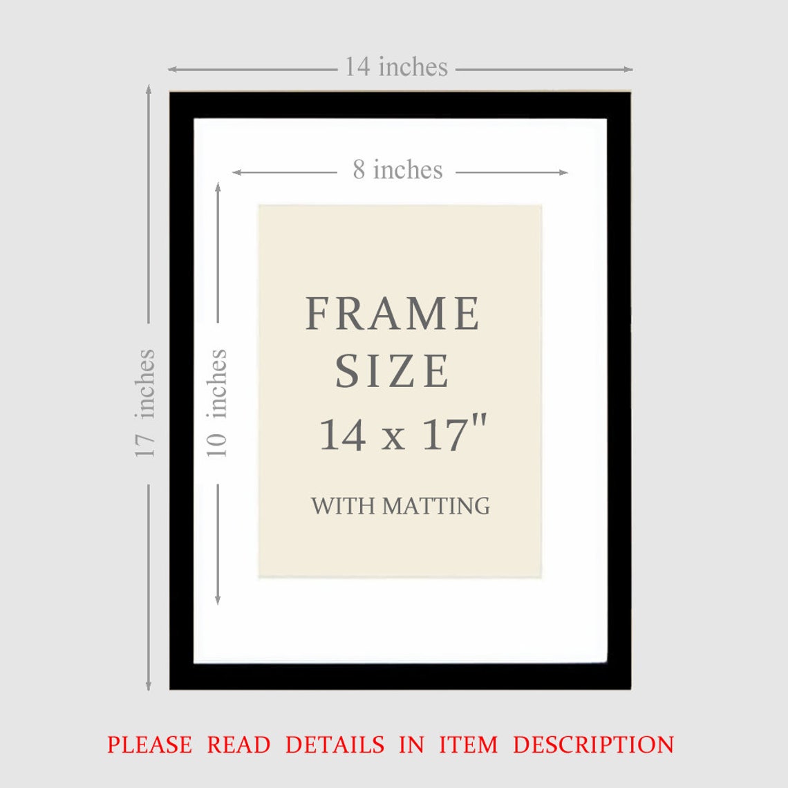 Black Wood Frame Add On Option Custom Print Framing Upgrade Art - Image 3