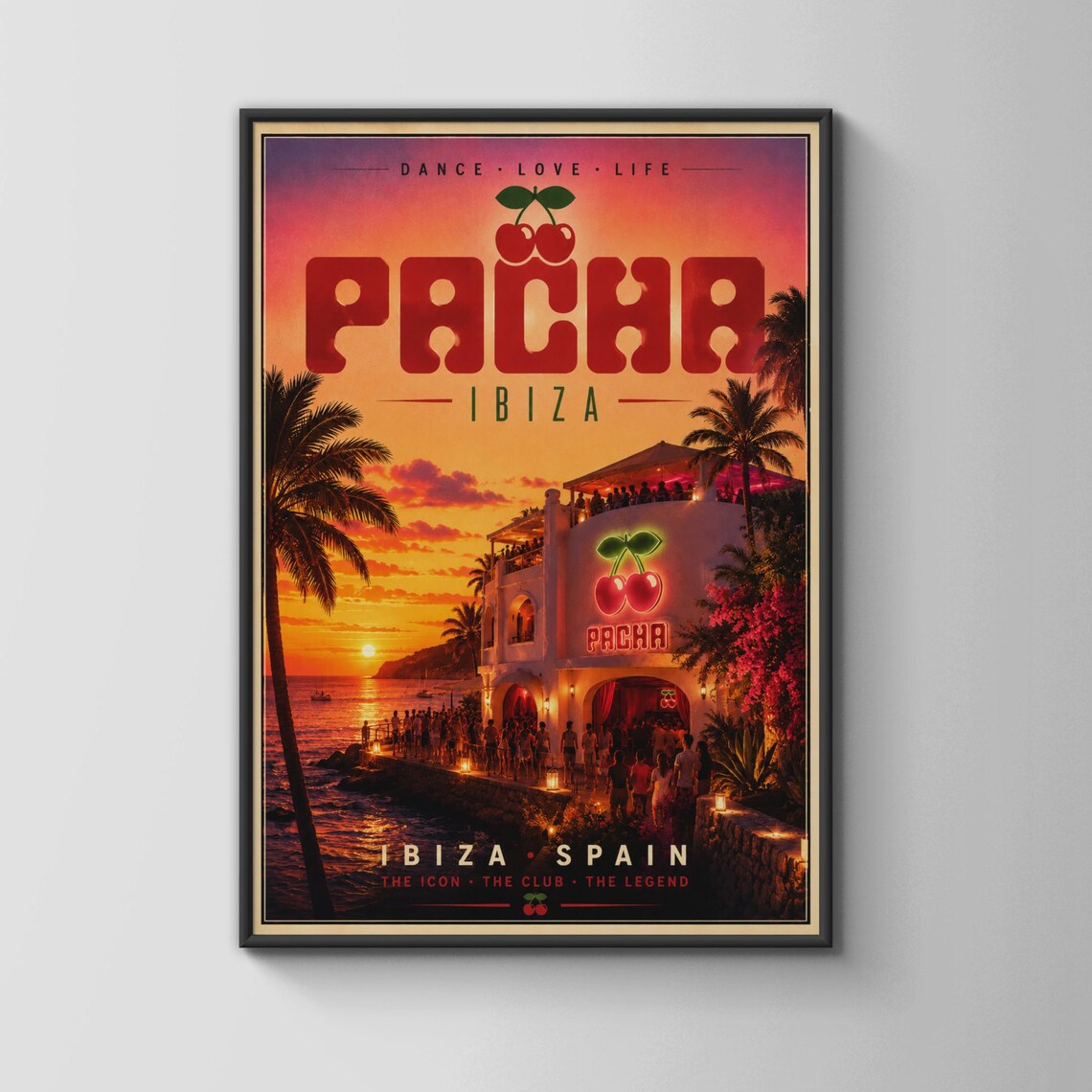 Pacha Ibiza Poster, Club Wall Art