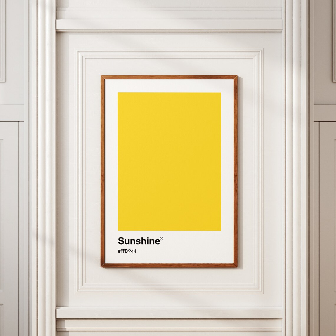 Sunshine Yellow Pantone Poster, Trendy Wall Art Print - Image 3