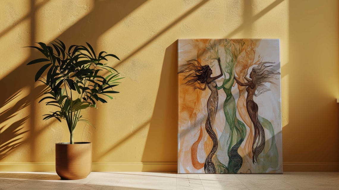 Abstract Art, Modern Housewarming Gift - Image 4