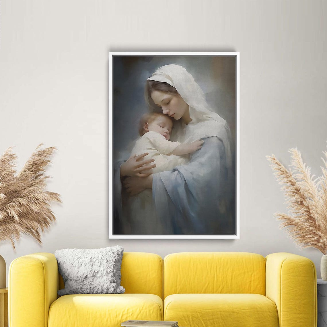 Tender Mother And Child Classic Style Motherhood Painting Poster