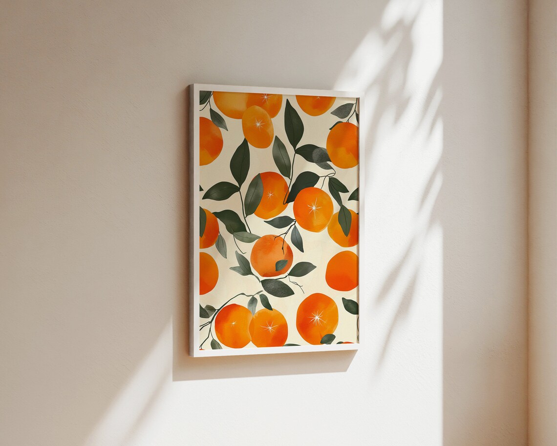 Mid Century Fruit Kitchen Art Print, Spain Print - Image 2