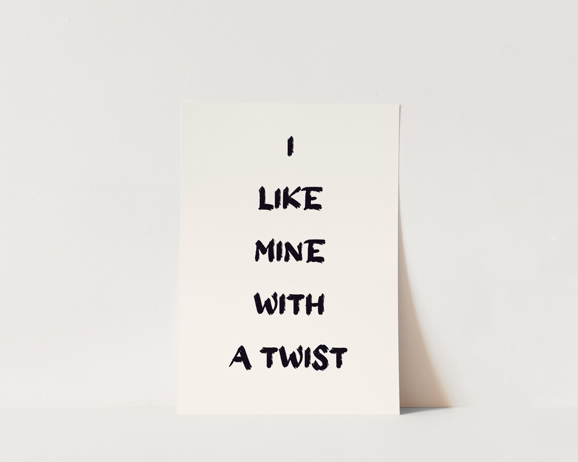 Book Wall Art Plot Twist Quote, Literary Decor - Image 3