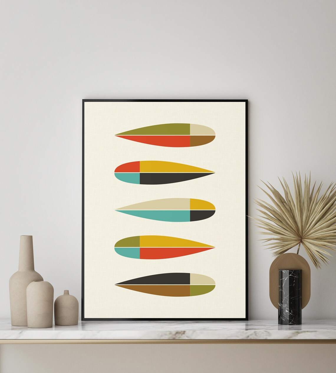Mid Century Modern Retro Wall Art Poster Print - Image 4