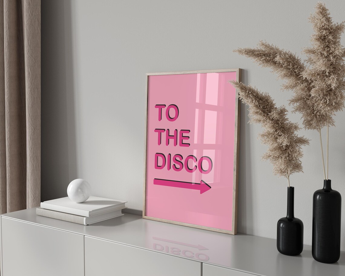 Disco Quote Print, Inspirational Kitchen Wall Art - Image 4