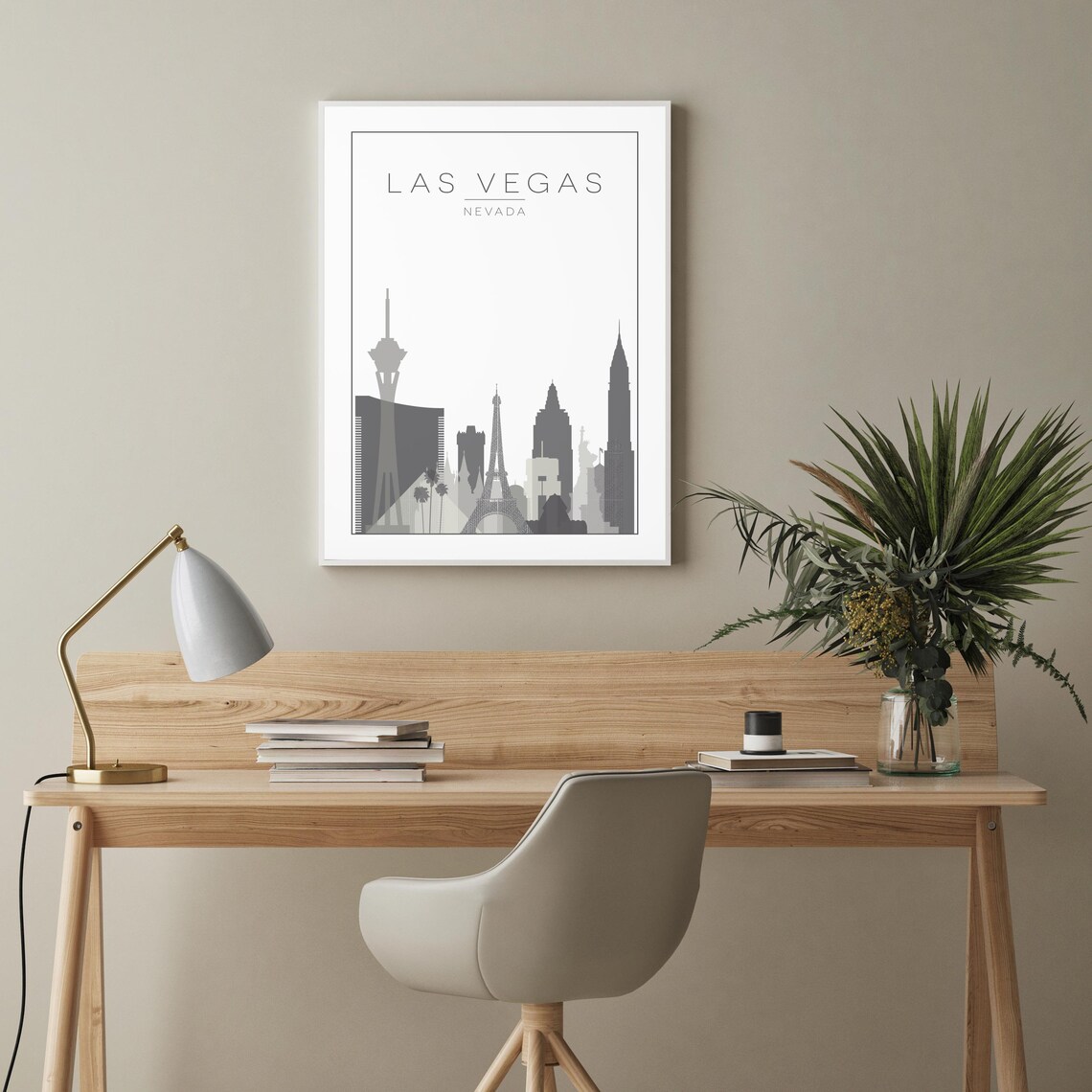 Las Vegas Travel Poster, USA Travel Wall Art Print - Image 2