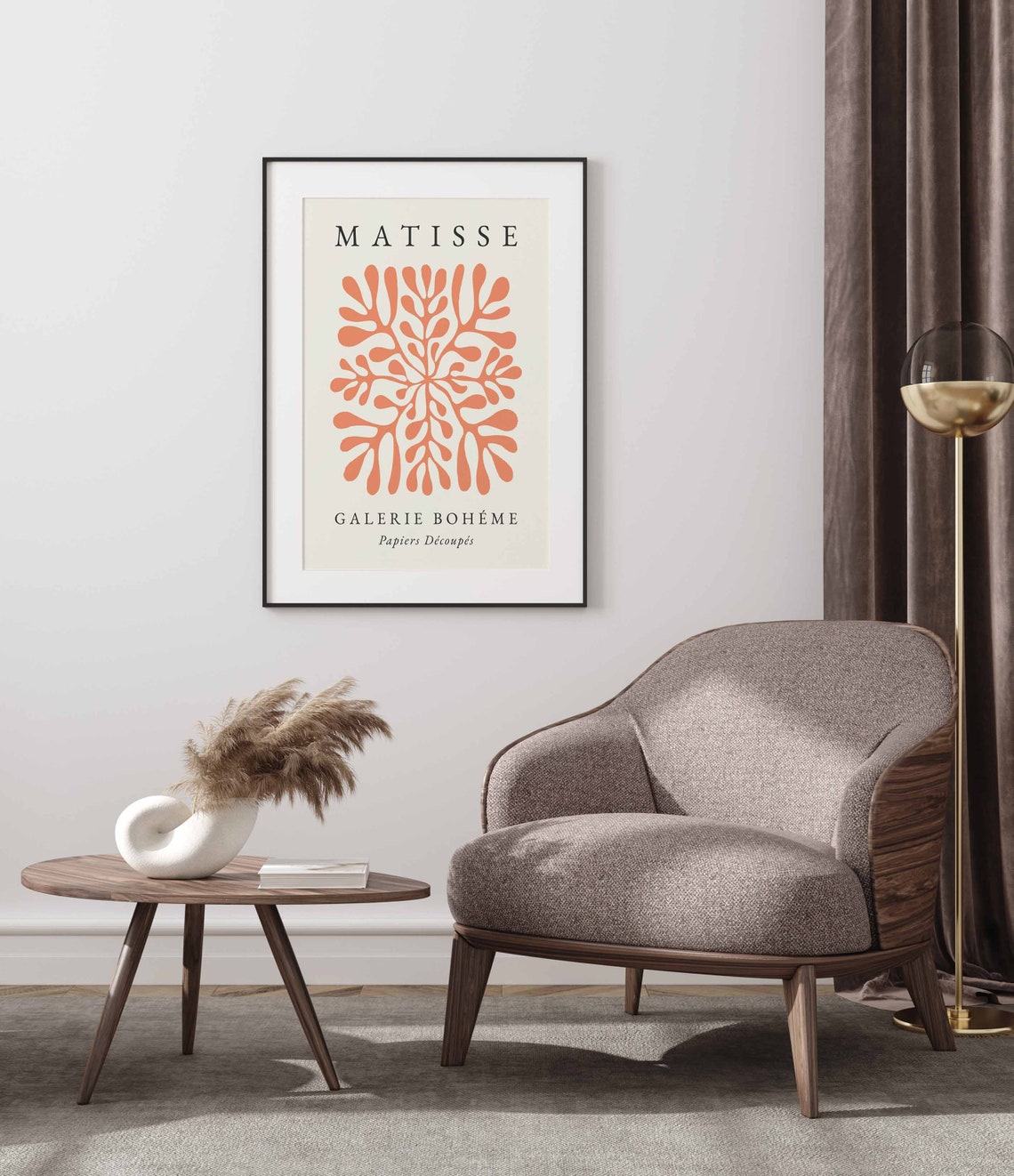 Orange Henri Matisse Boho Fruit Wall Art Print - Image 3