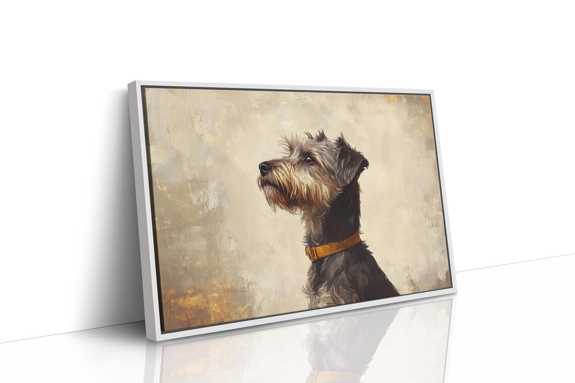 Schnauzer Dog Portrait, Realistic Terrier Art Print - Image 3