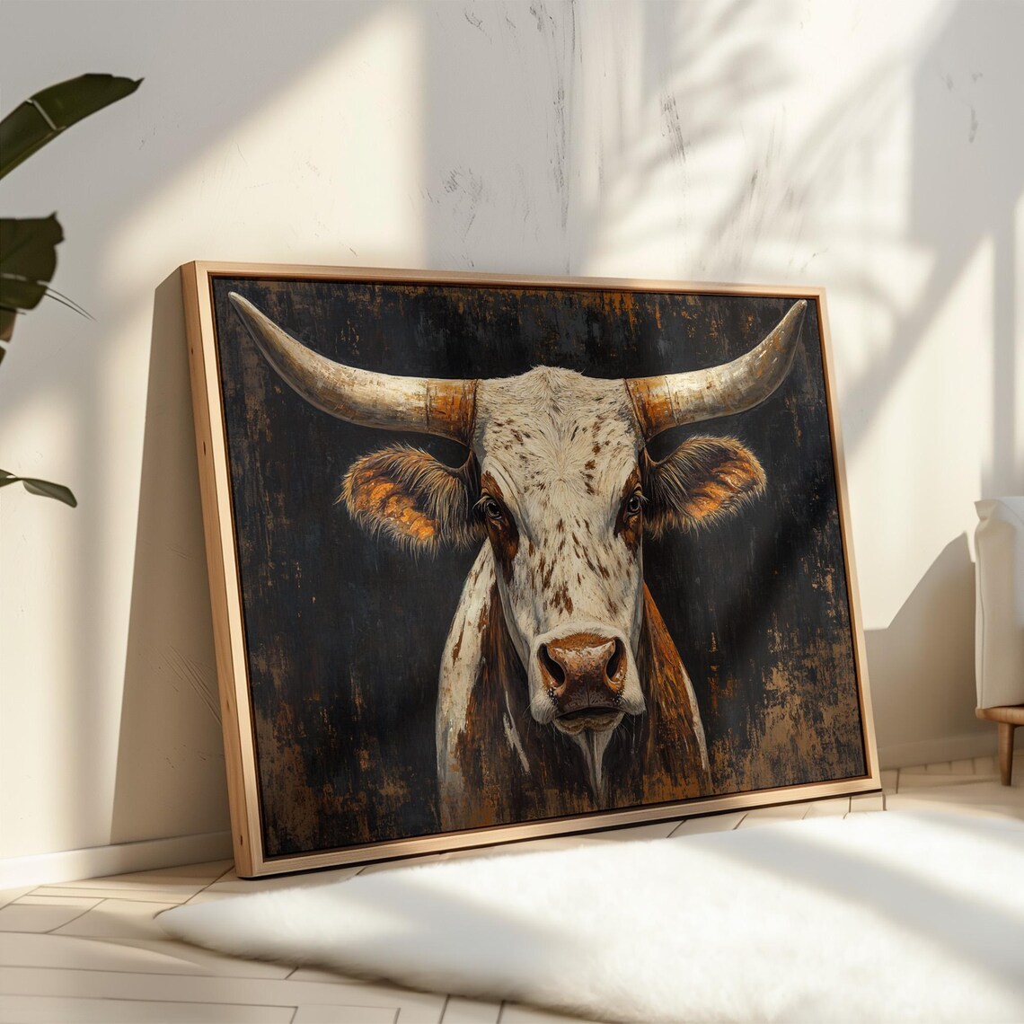 Texas Longhorn Rustic Western Decor, Ranch Style