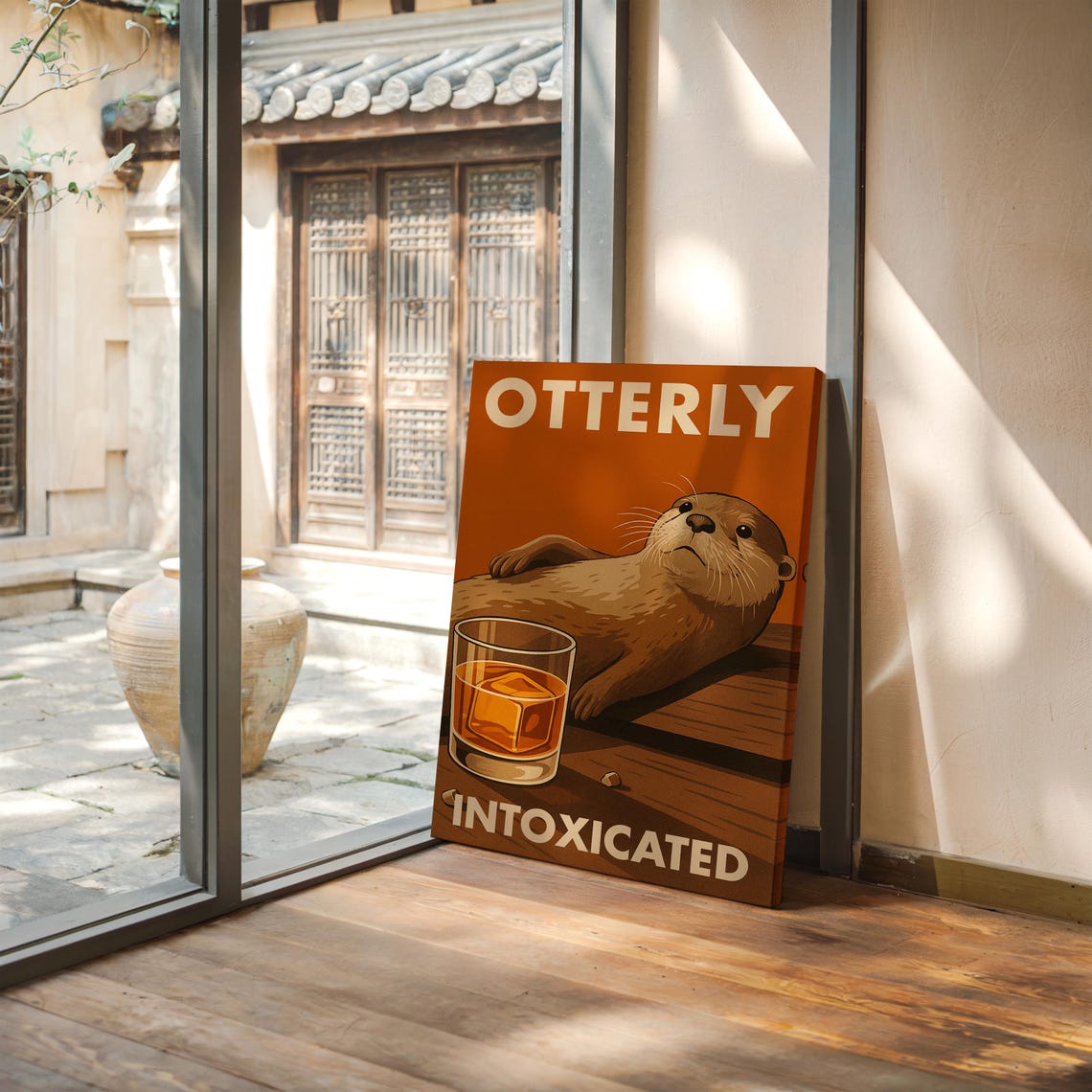 Otterly Intoxicated Funny Animal Bar Decor - Image 4