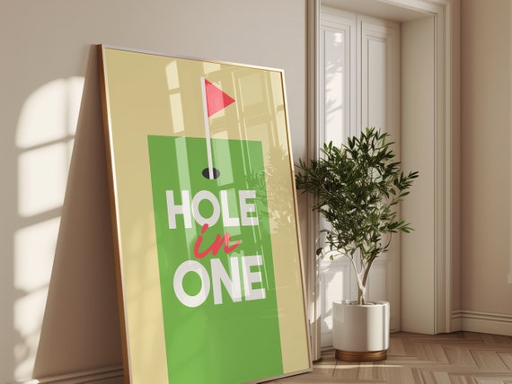 Retro Golf Wall Art Boho Minimalist Prints Modern Art Bohominimalistdecor Retro Art File