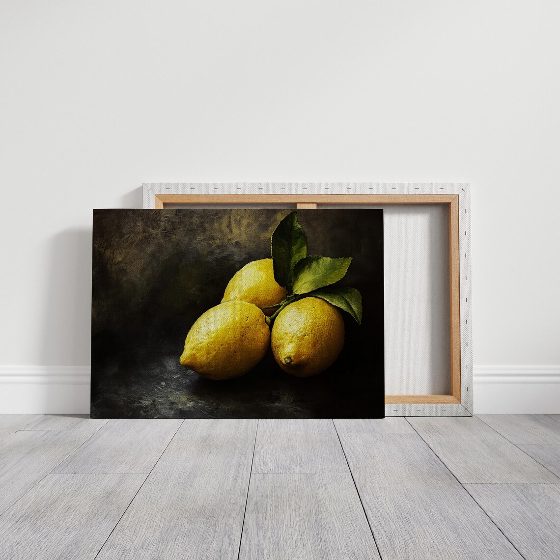 Golden Lemons Still Life, Classic Kitchen Wall Art Print - Image 4
