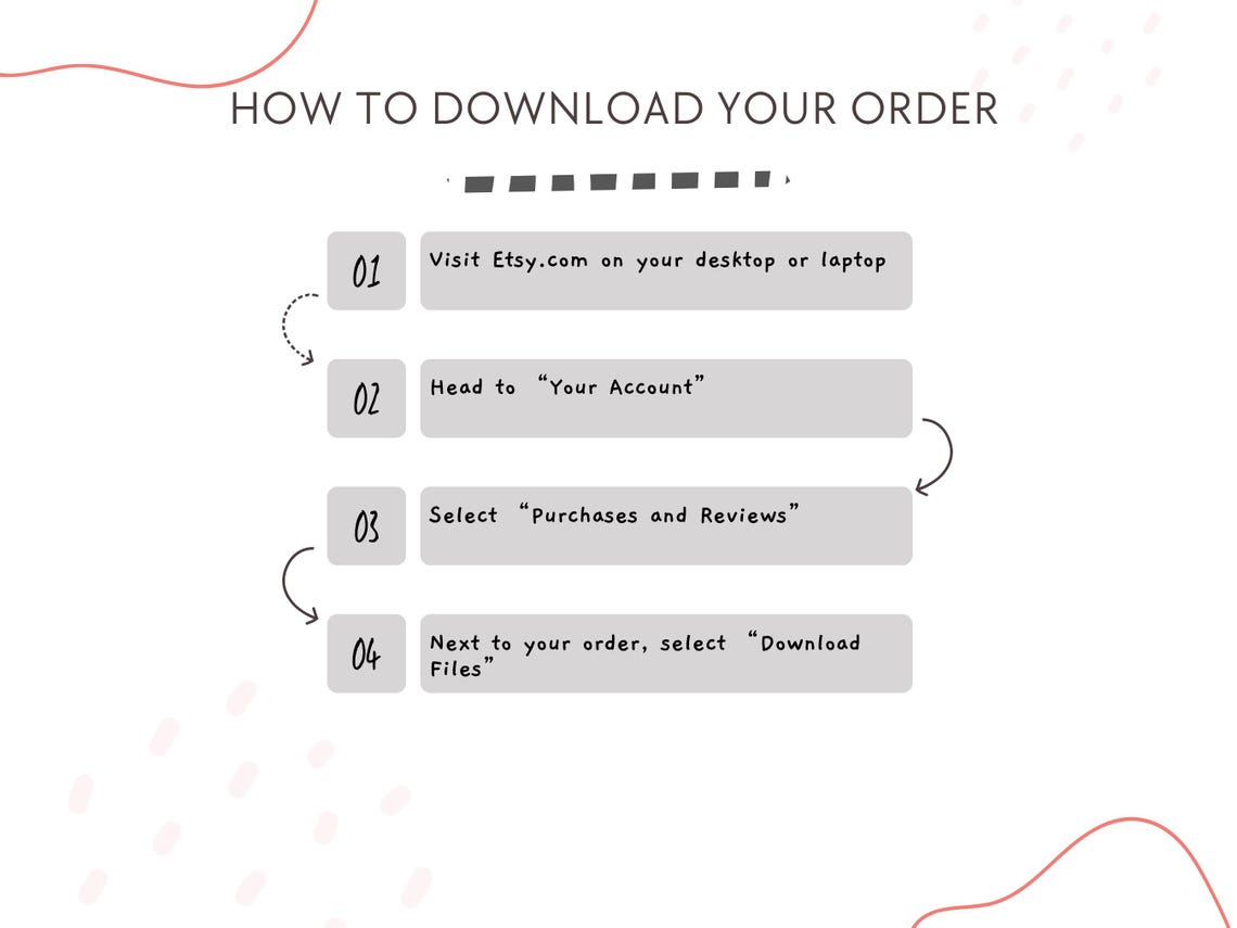 How to Download Your Order Digital Shop Guide Instruction Print