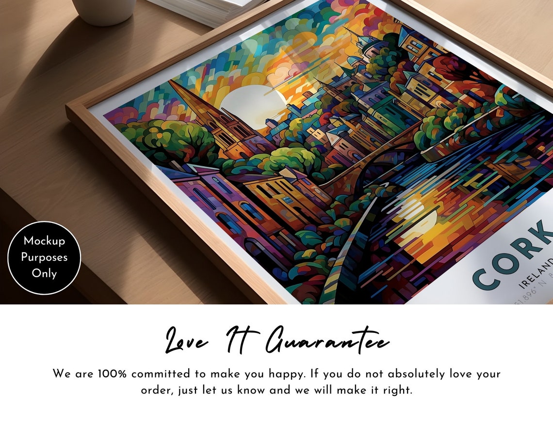 Copenhagen Travel Poster Of Denmark Art Nouveau Gift For Lovers Of Copenhagen Denmark Wall Art Decor Of Copenhagen - Image 2