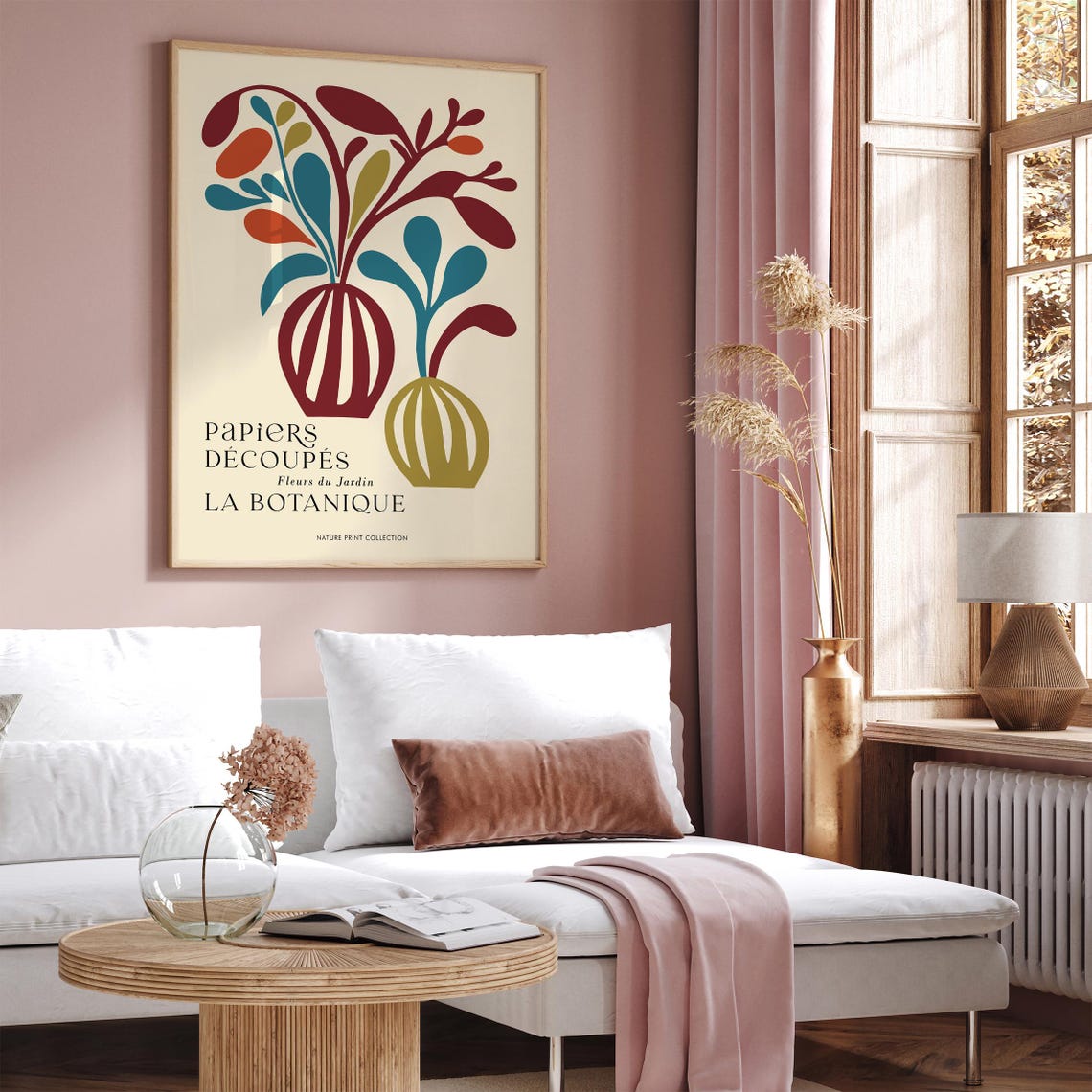 Papiers Decoupes Fleurs du Jardin La Botanique Retro Nature Poster - Image 2