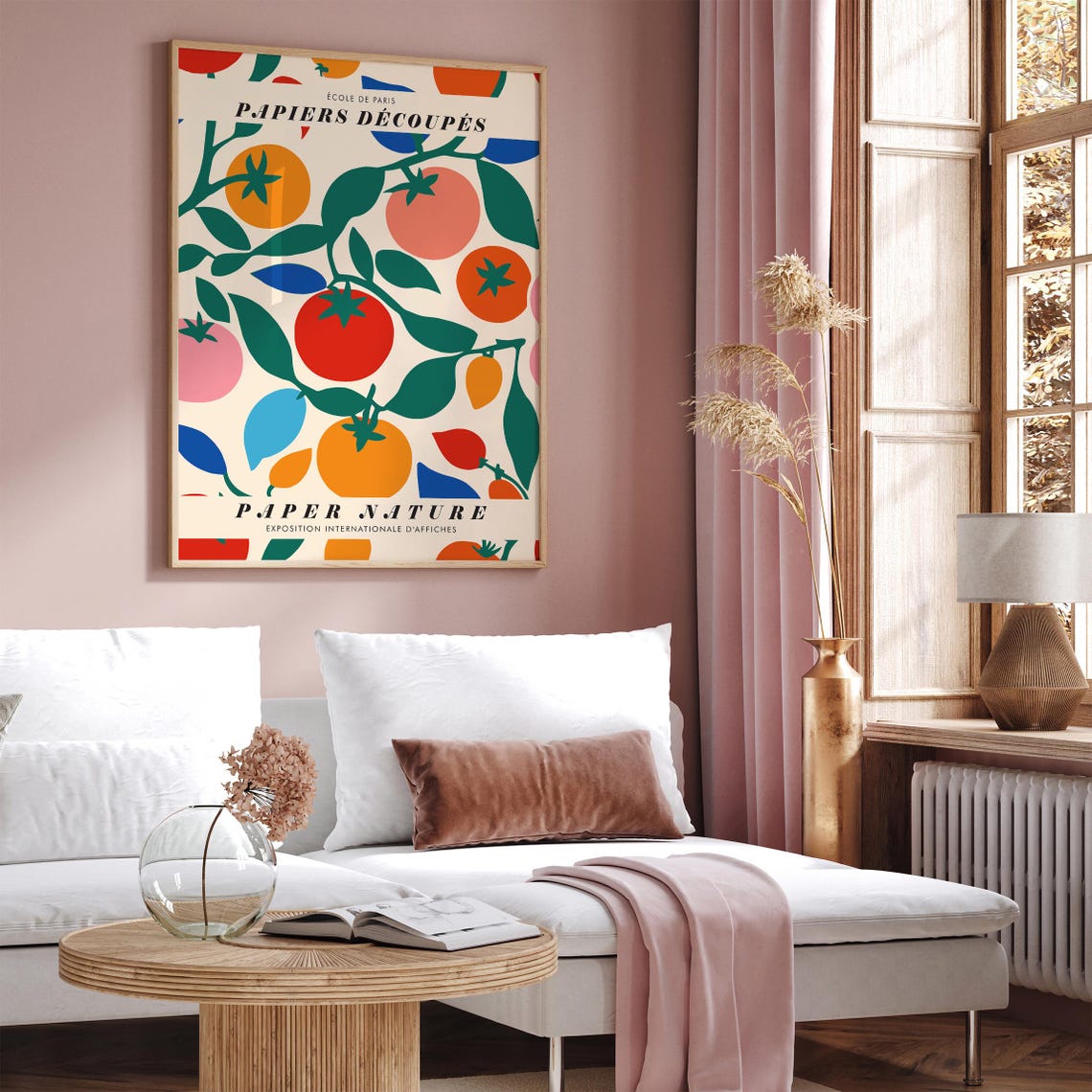 Papiers Decoupes Paper Nature Tomato Kitchen French Produce Poster - Image 6