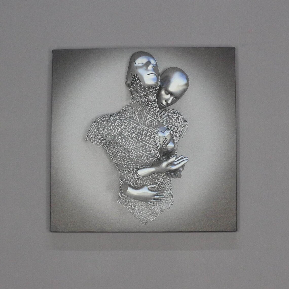 Modern 3D Bedroom Artwork, Personalized Couple Gift - Image 4