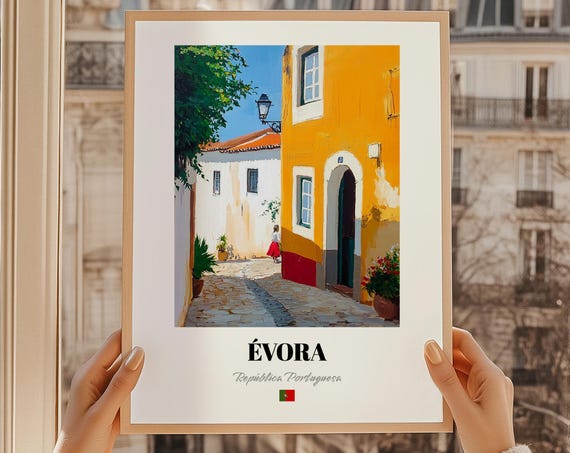 Vora Repblica Portuguesa Portugal Wall Art Print Of An Oil Painting Reproduction Friend Gift Entryway Decor