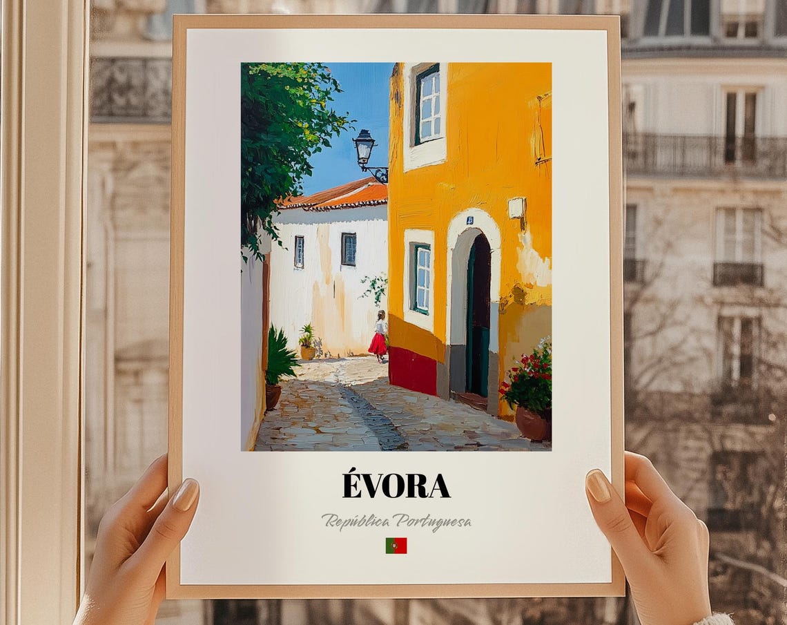 Vora Repblica Portuguesa Portugal Wall Art Print Of An Oil Painting Reproduction Friend Gift Entryway Decor