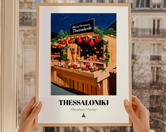 Reims France Christmas Market Wall Art Print Poster Cadeau De Nol Rei