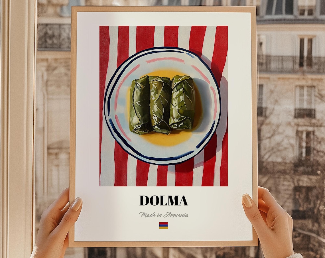 Dolma Armenian Stuffed Vegetables Cuisine Art Print