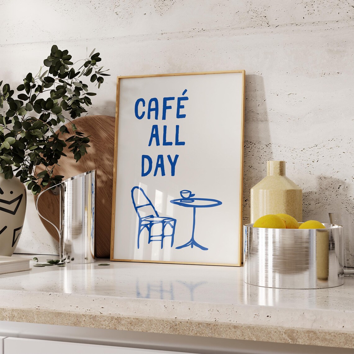 Retro Cafe Kitchen Art Print, Cute Coffee Decor - Image 2