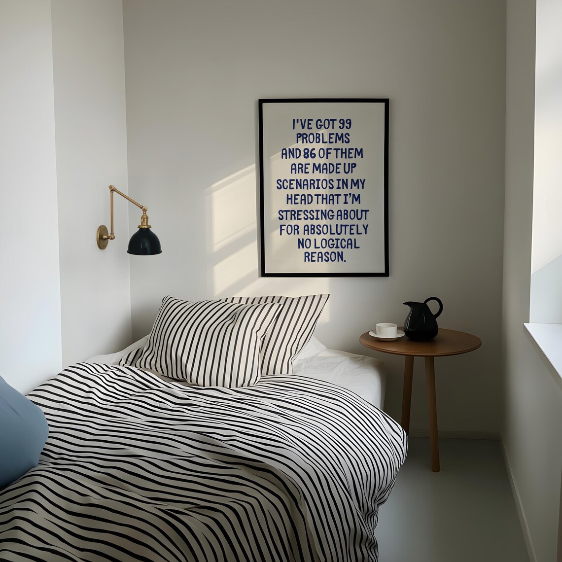 I've Got 99 Problems, Funny Mental Health Typography - Image 4