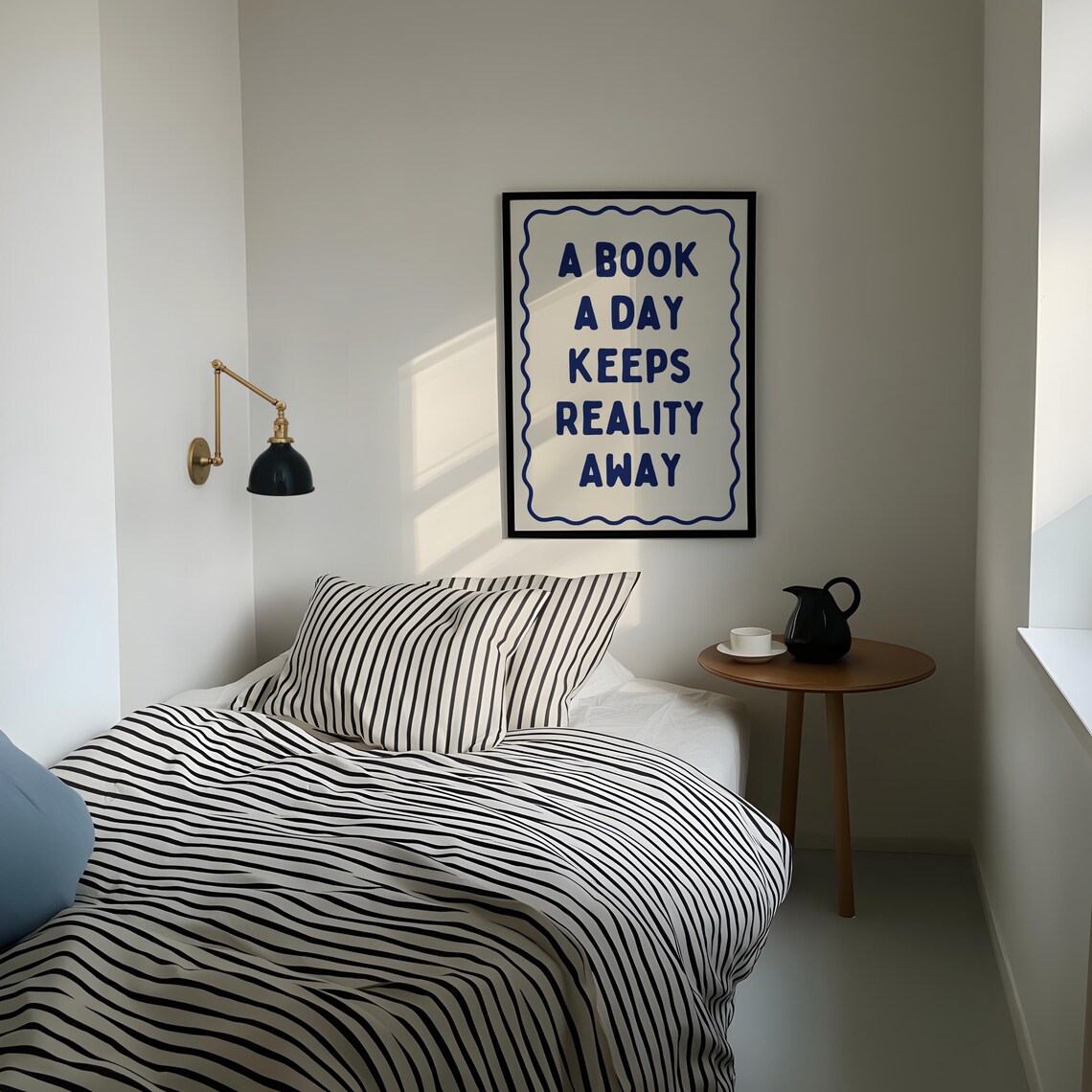 A Book A Day Keeps Reality Away, Book Club Poster - Image 3