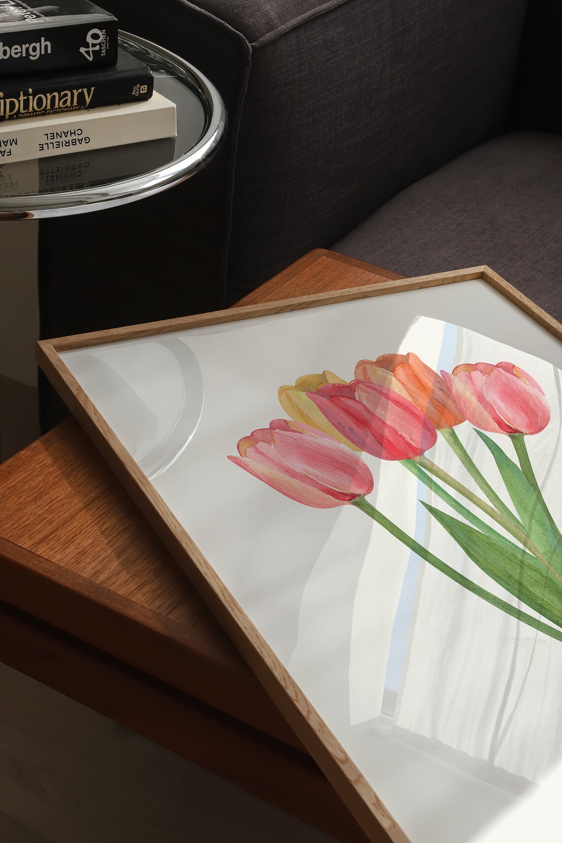 Watercolor Tulip Print, Spring Floral Wall Art - Image 3