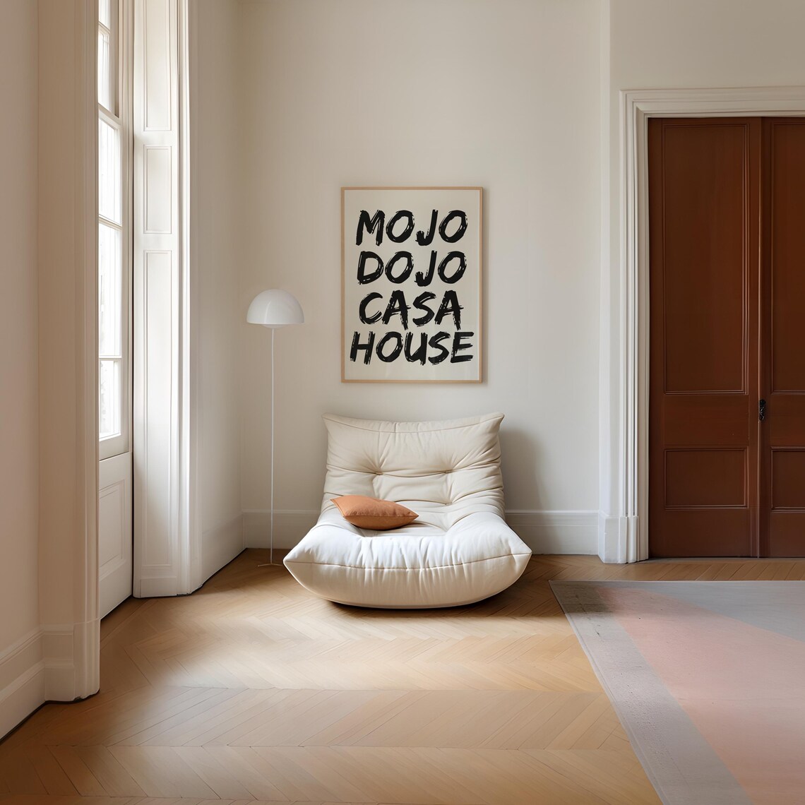 Mojo Dojo Casa House Typography Art Poster - Image 4