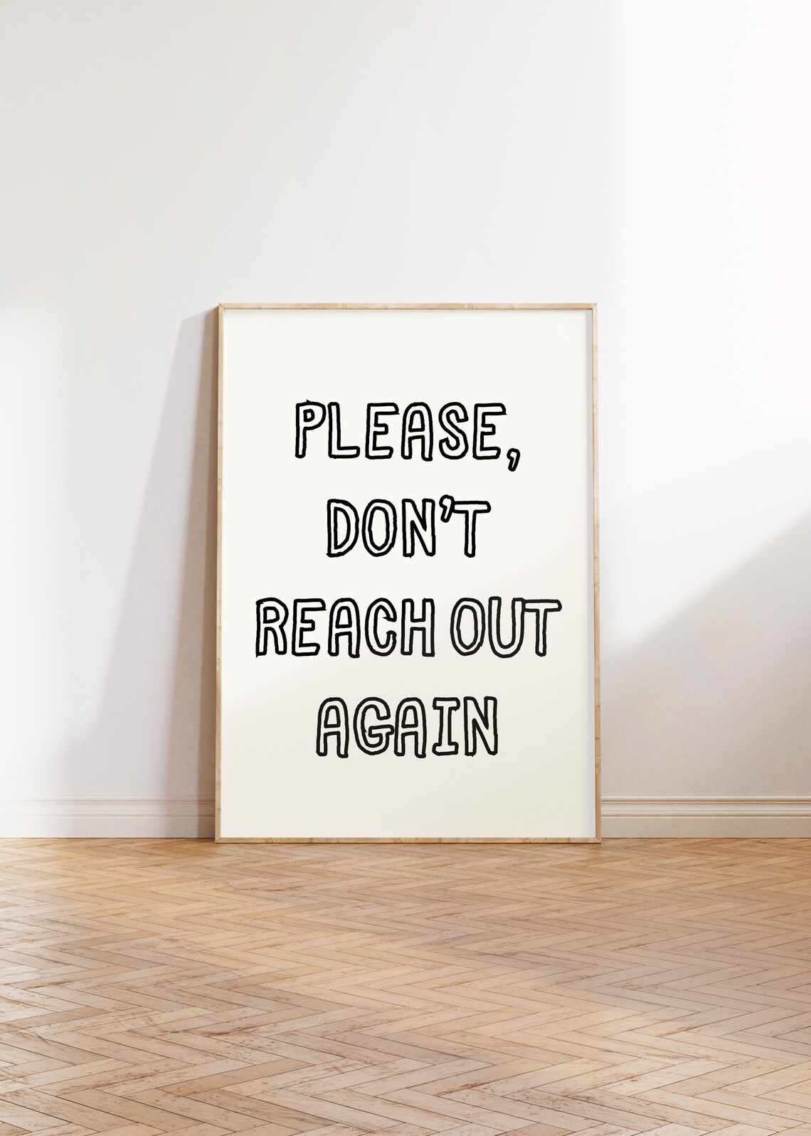 Sarcastic Office Quotes Wall Art Please Dont Reach Out Again Funny Office Prints Home Office Decor Trendy Work Poster - Image 5
