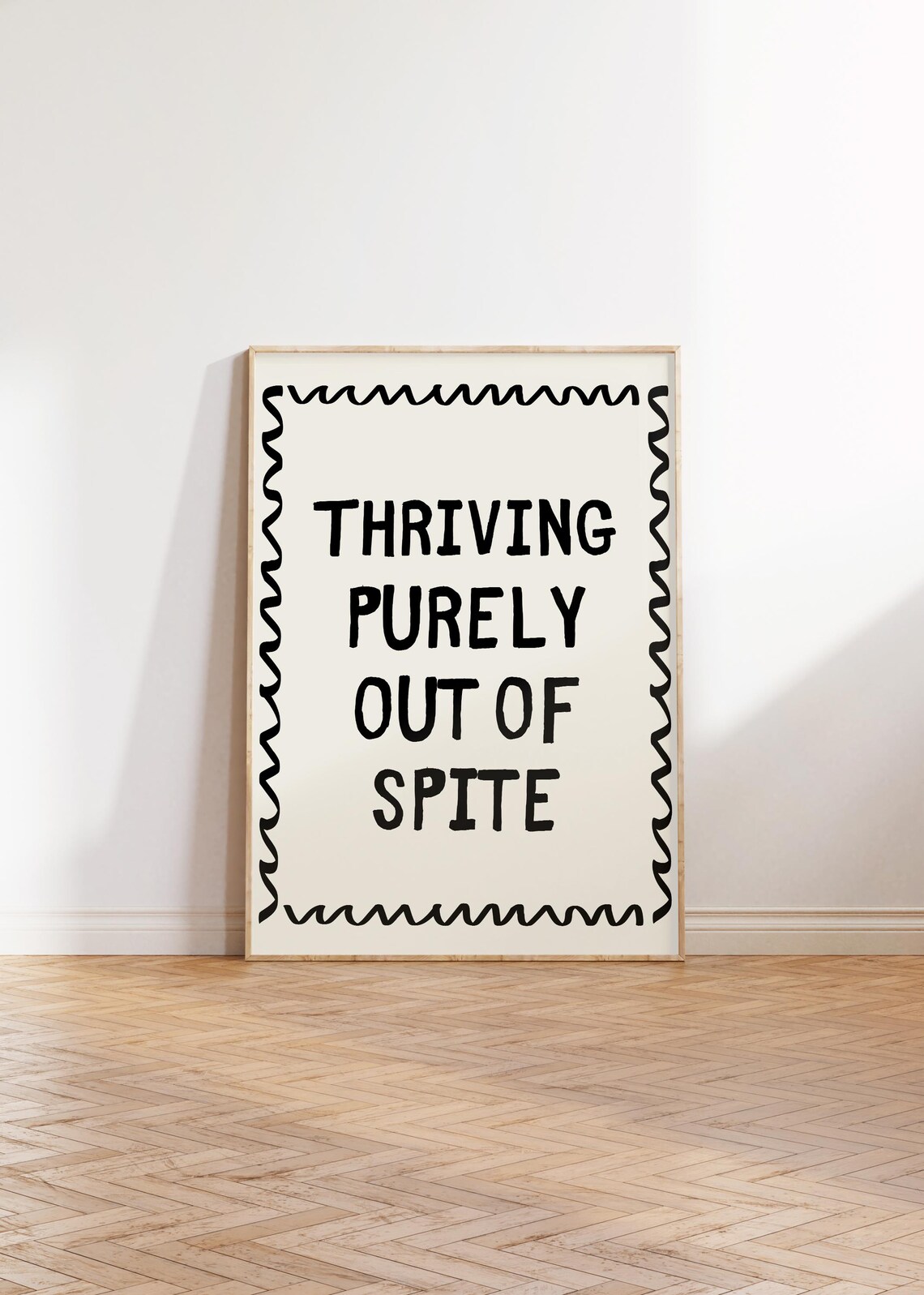 Thriving Purely Out Of Spite College Apartment Print - Image 3