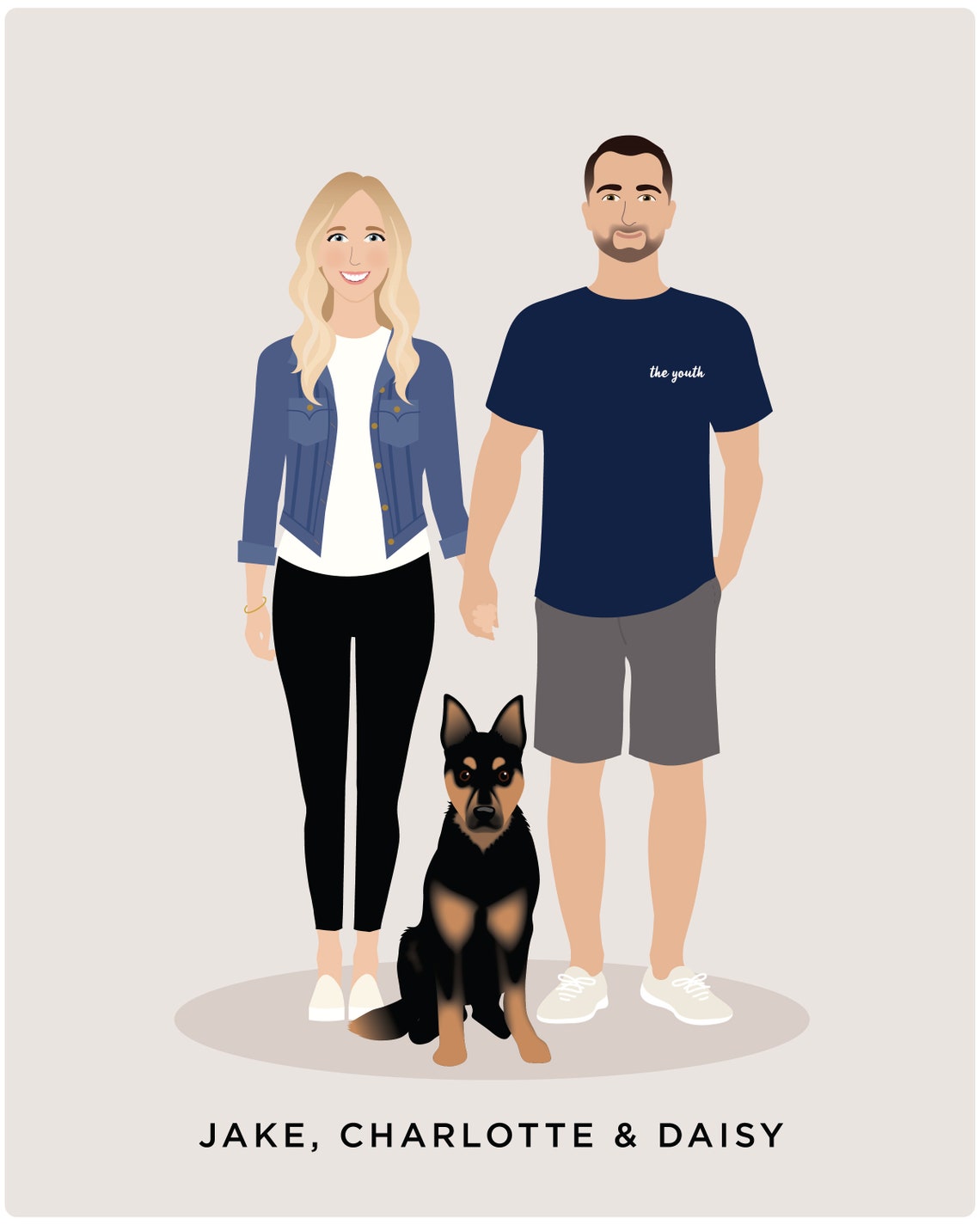 Family Portrait Illustration - Image 3