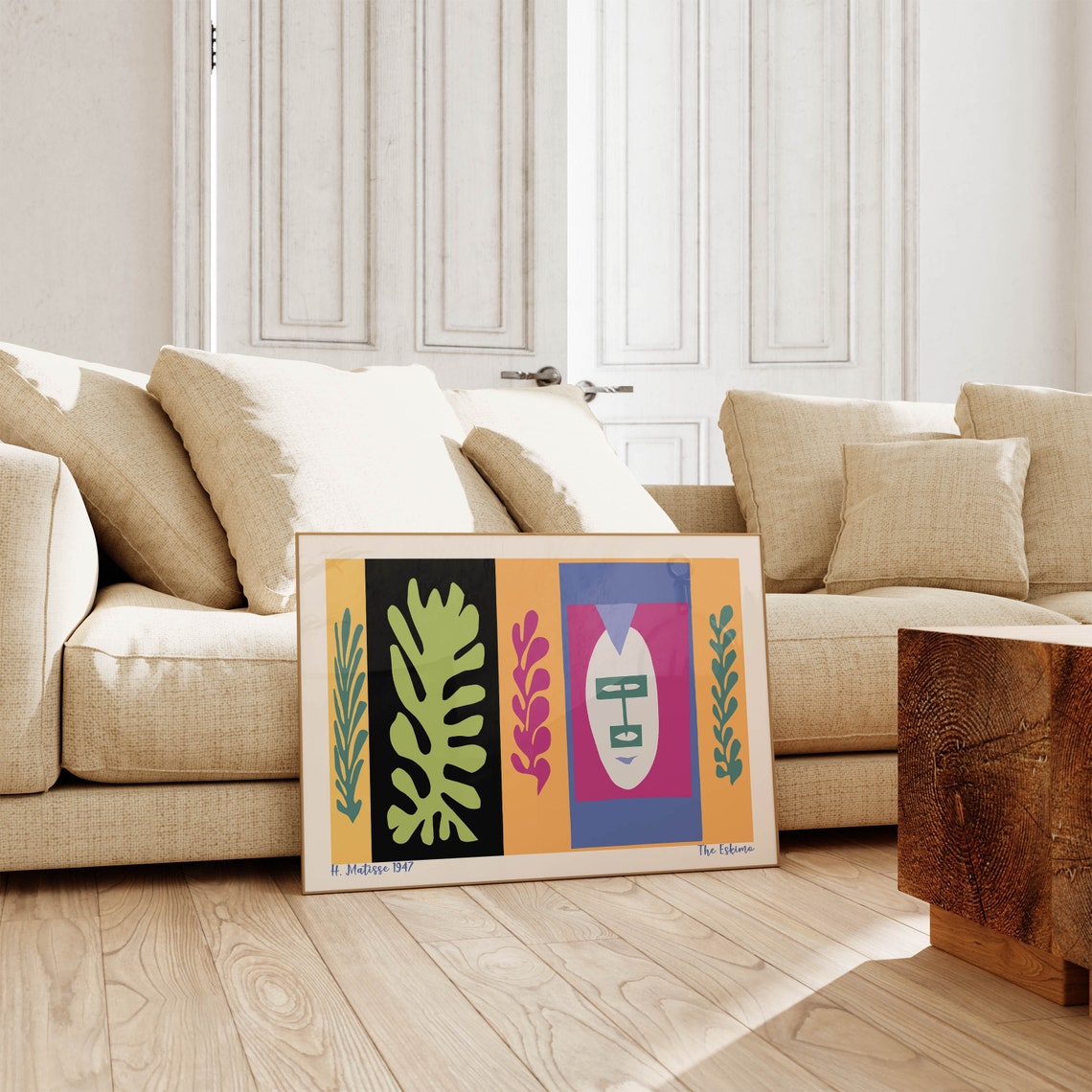 Henri Matisse Print The Eskimo 1947 Mid Century Modern Wall Art Abstract Poster - Image 3