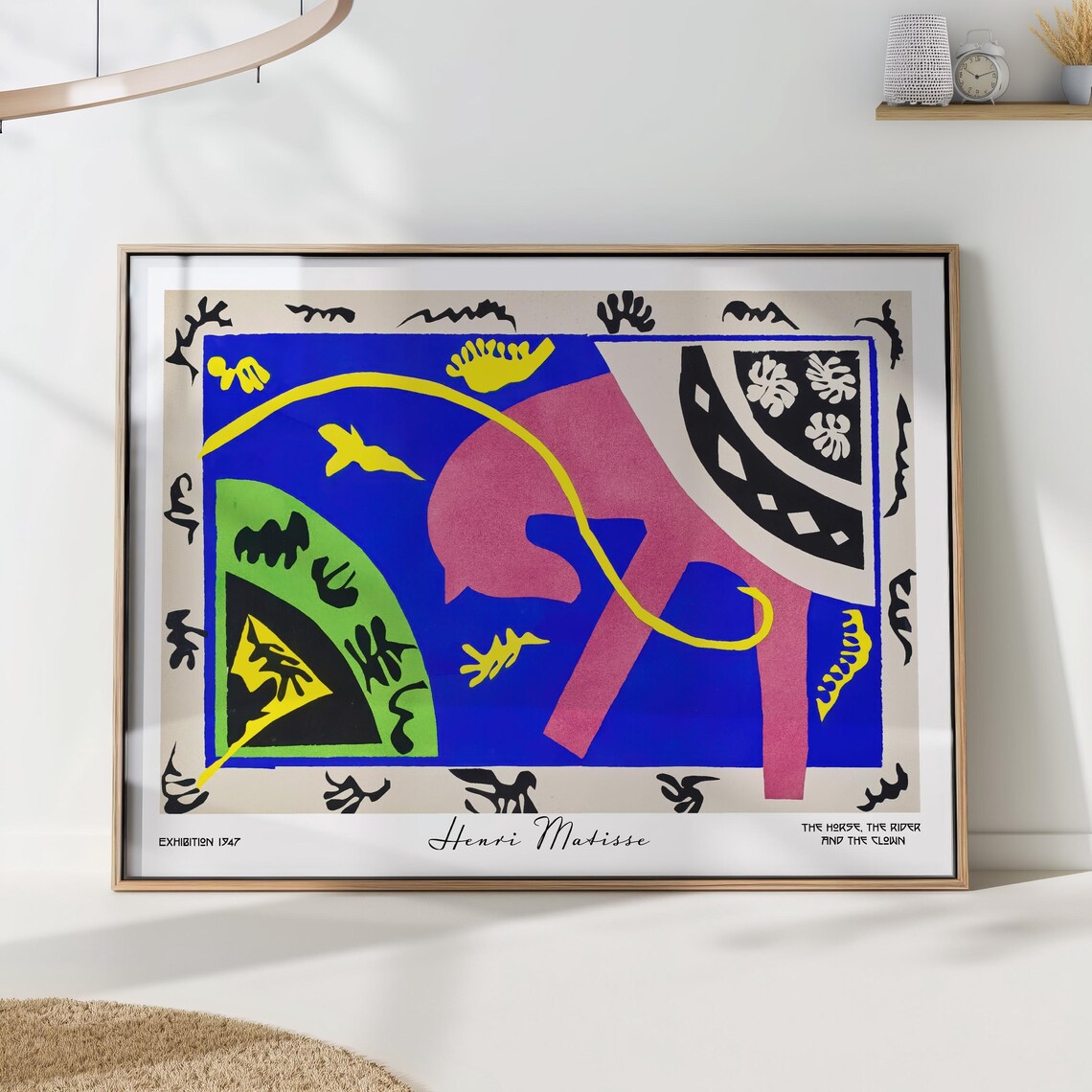 Henri Matisse The Horse The Rider And The Clown 1947 Abstract Poster