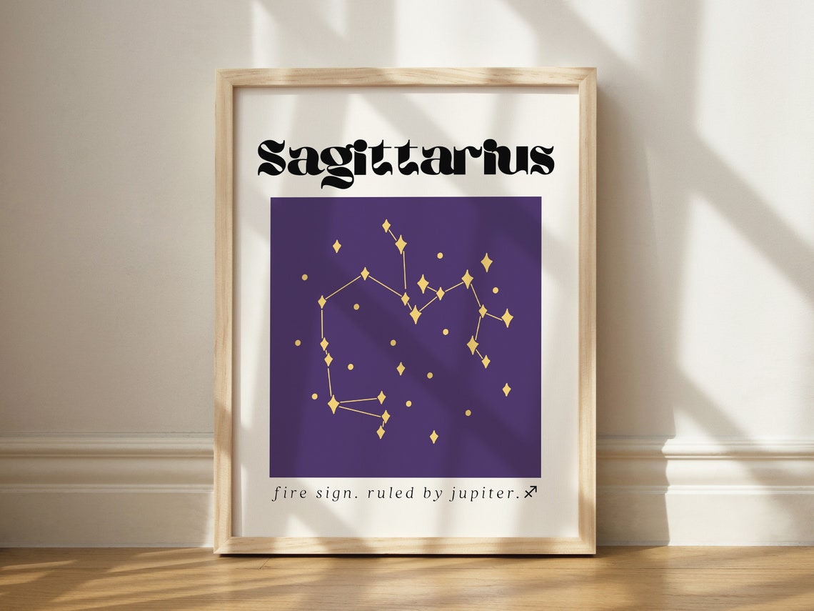Sagittarius Gift Wall Decor Art Print