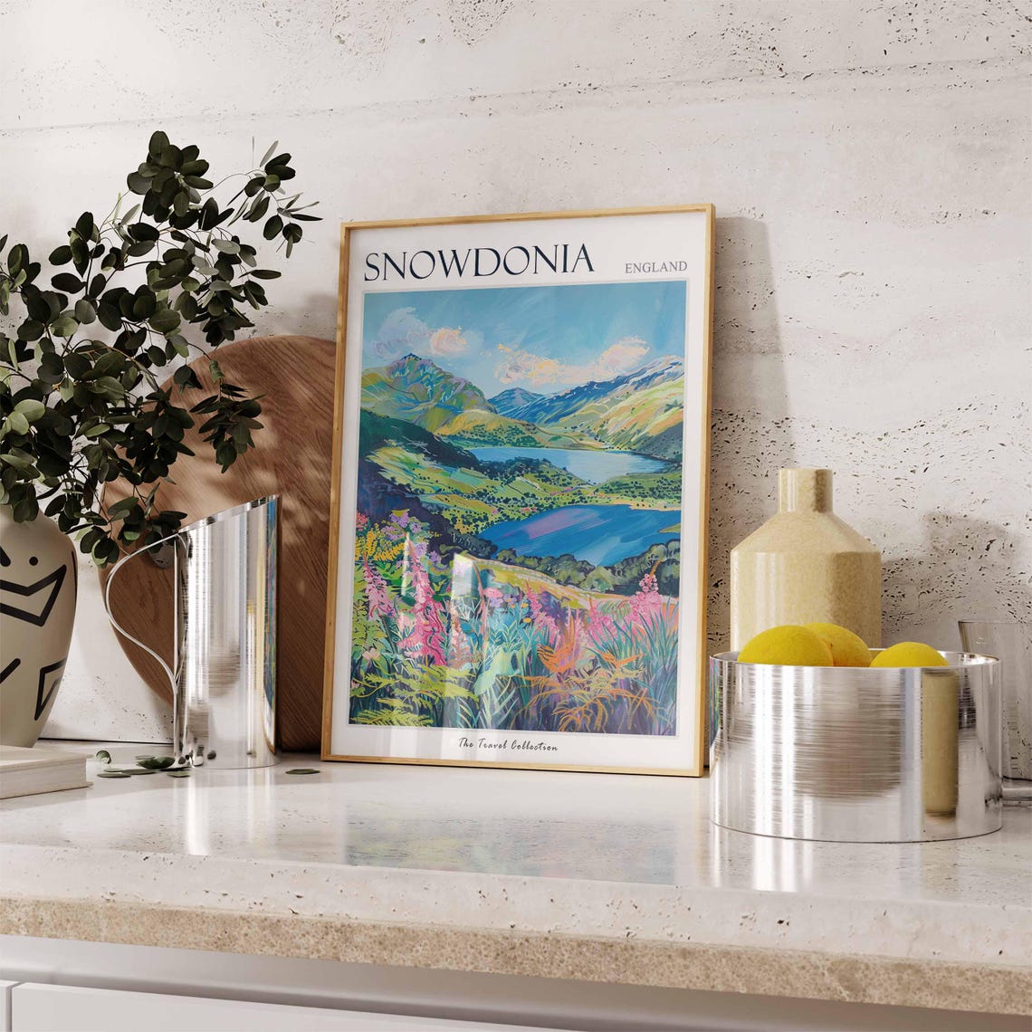 Snowdonia Poster Wales Poster Mountain Poster Uk Travel Poster Uk National Park Wales Gift Snowdonia Print Snowdonia Travel Gift - Image 3
