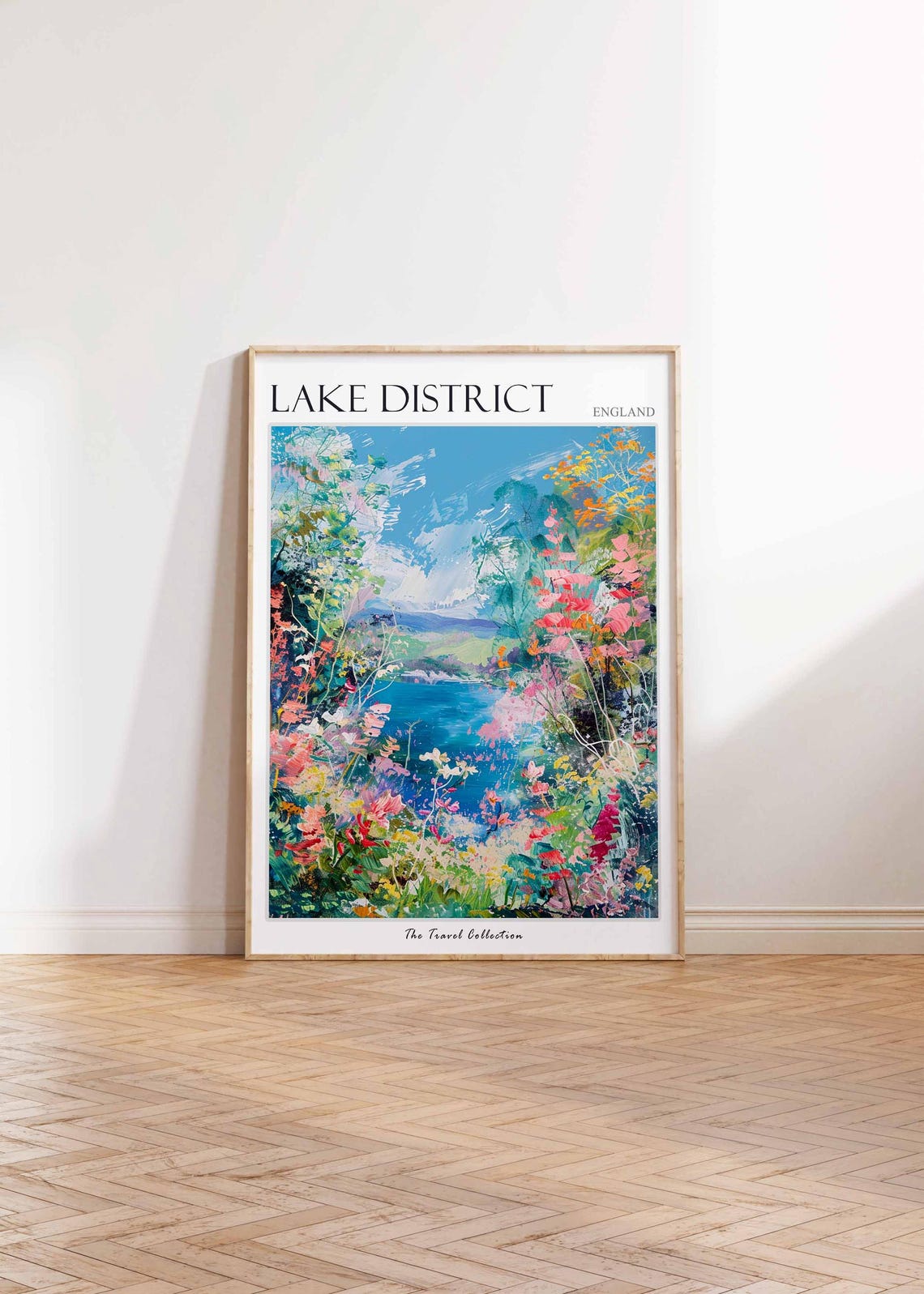 Lake Of Distict Poster Mountain Poster England Poster Lake District National Park Hiking Poster Cumbria Poster English Countryside - Image 2
