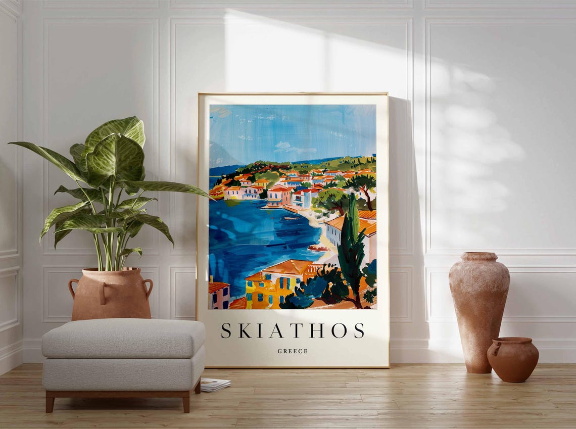 Sorrento Italy Pastel Cliffside Houses Above the Deep Blue Sea Poster - Image 4