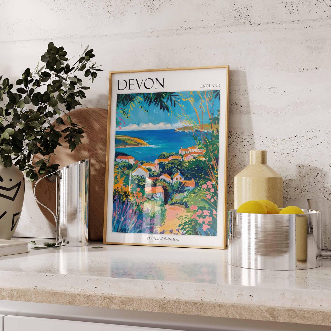 Devon Poster England Travel Print Devon Travel Art Devon Wall Art England Travel Devon Home Decor Devon Travel Gift - Image 3