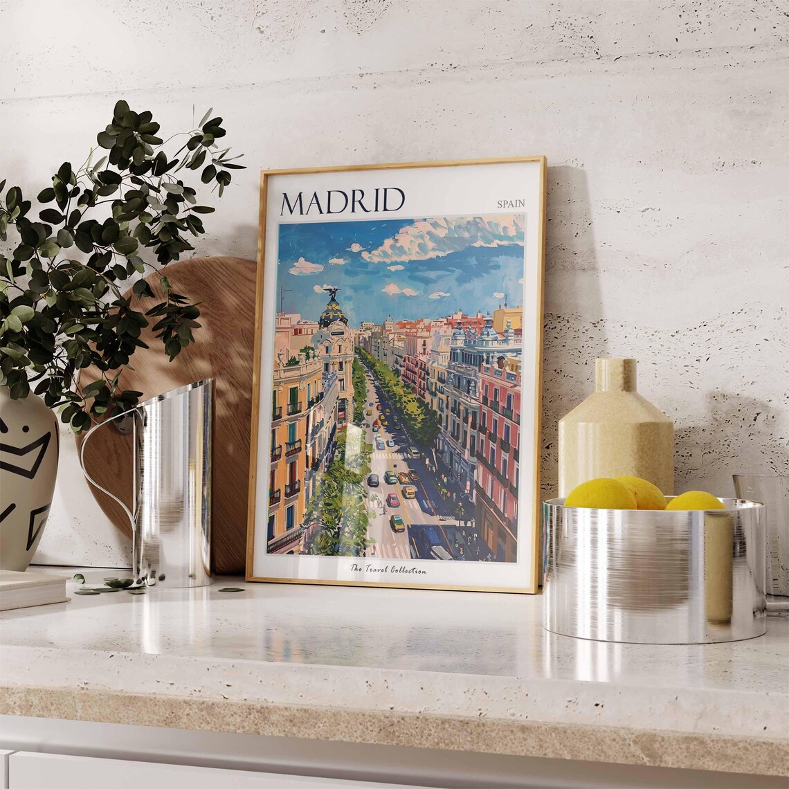 Madrid Travel Poster, Spanish Wall Art Print - Image 2