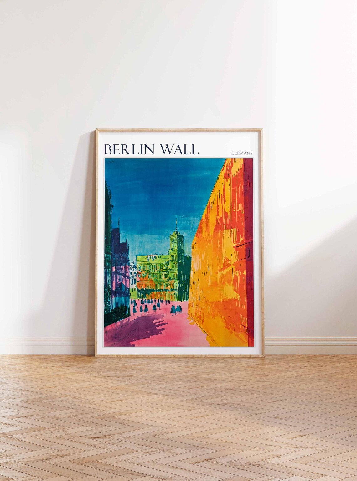 Berlin Wall Poster Germany Travel Print German Decor Europe Travel Poster European Wall Art City Print Berlin Wall Travel Poster - Image 3