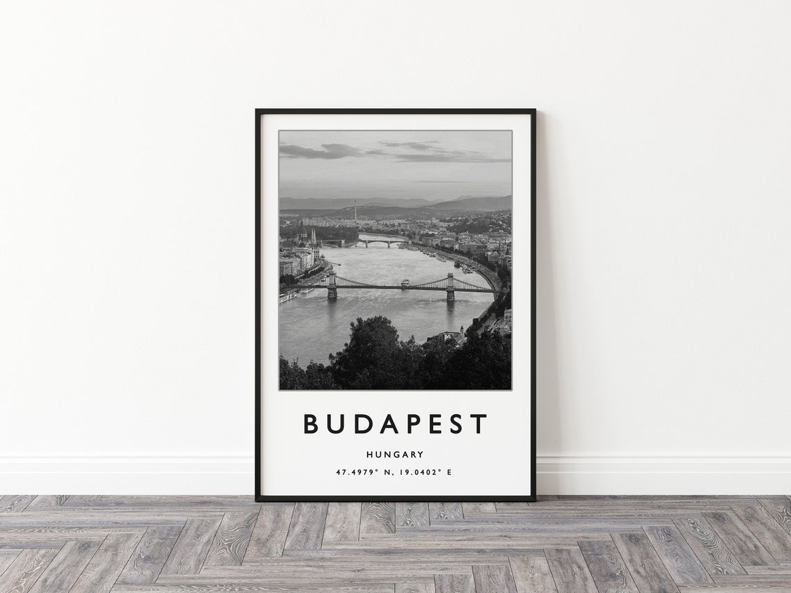 Budapest Travel Print Budapest Travel Poster Hungary Travel Poster European Travel Art Print Photographic Wall Art Travel Print - Image 2