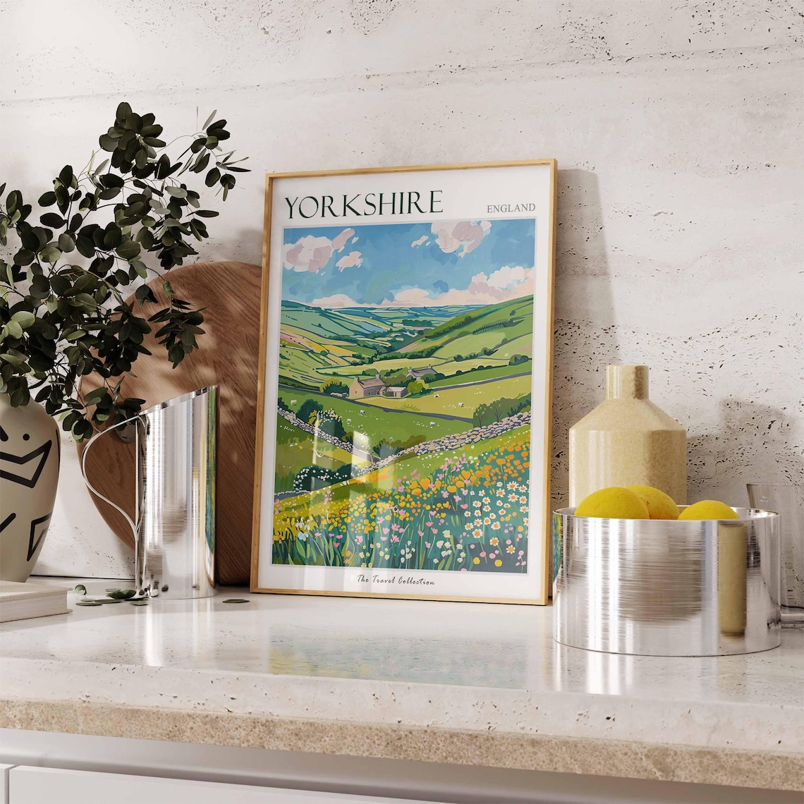 Yorkshire Travel Poster, British Decor Art Print - Image 3