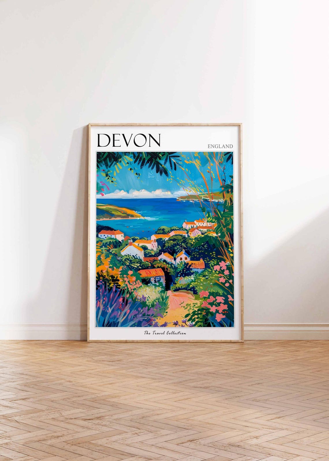 Devon Poster England Travel Print Devon Travel Art Devon Wall Art England Travel Devon Home Decor Devon Travel Gift - Image 2